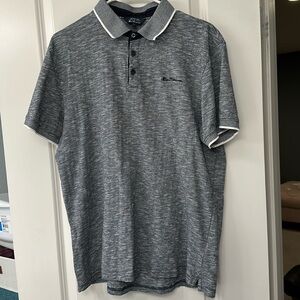 Brand- Ben Sherman, Style polo shirt, Color- Navy/white, Size - Large (mens)